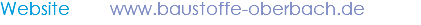 Website www.baustoffe-oberbach.de